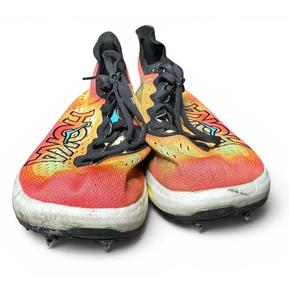 Hoka Cielo FlyX Track Spikes Neon Racing Shoes Unisex US 11 Spiked